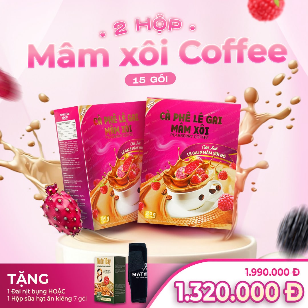 Combo 2 Hộp - Cà Phê Mâm Xôi Đỏ